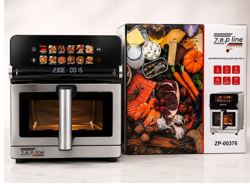Аерофритюрниця Zepline Max Pro-3 на 13 літрів 4200 Вт 12 програм 15189 фото